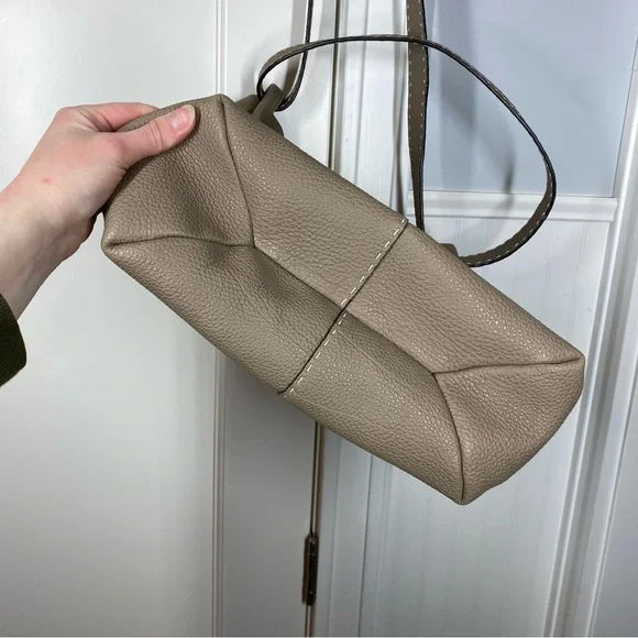 Michael‎ Kors Collection Taupe leather Hobo Bag neutral quiet luxury designer